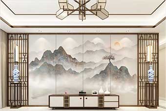 日照森佰汇航空纤维（山水画系列）